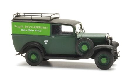 Artitec 1/87 (H0): Opel 1.2l Kastenwagen "Weber, Seiffen"