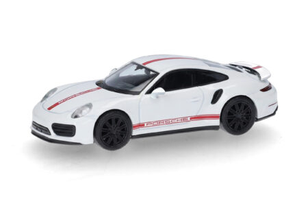 Herpa: Porsche 911 (991) Turbo, carraraweiß