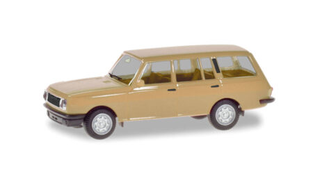 Herpa: Wartburg 353 ´84 Tourist, grünbeige-0