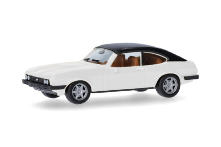 Herpa: Ford Capri Vinyldach, diamantweiß