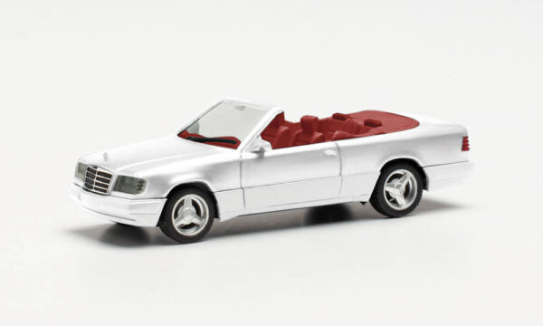 Herpa: MB 320 CE Cabrio mit Brabus Monoblock IV Felgen, weiß-0