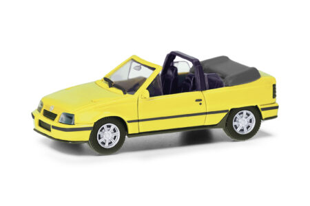 Herpa: Opel Kadett E Gsi Cabrio, Jamaicagelb-0