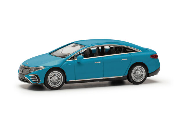 Herpa: Mercedes-EQ EQS, Chinablau-0