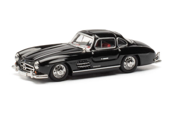 Herpa: Mercedes-Benz 300 SL Flügeltürer, schwarz -0