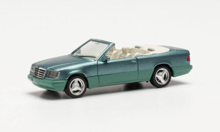 Herpa: MB 320 CE Cabrio mit Brabus Monoblock IV Felgen, beryllmetallic-0