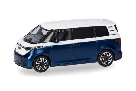 Herpa: VW ID. Buzz People Bi-color, candyweiß/blaumetallic