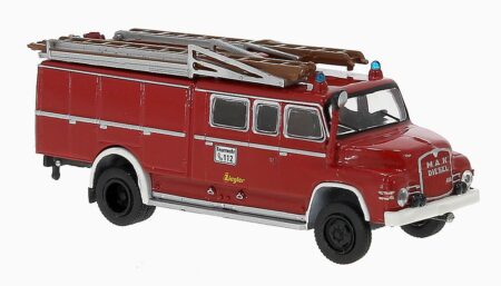 Brekina: MAN 450 HA Feuerwehr LF 16, rot/weiß-0