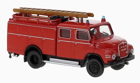 Brekina: MAN 450 HA TLF 16 "Feuerwehr", rot/schwarz-0