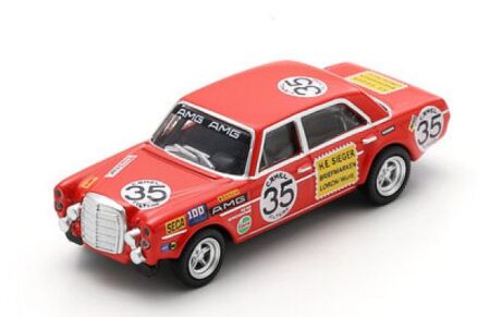 Schuco 1/87: Mercedes 300 SEL 6.3 AMG #35 "Die rote Sau" – 24h Spa 1971