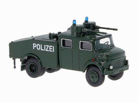 Brekina: MB LA 1113 Wasserwerfer (1966) "Polizei", dunkelgrün