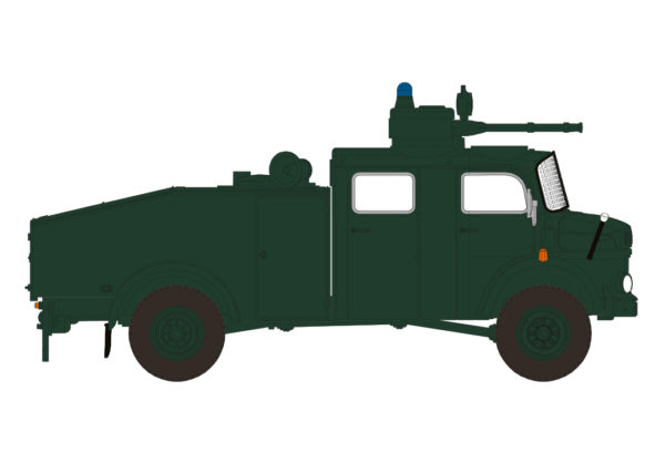 Brekina: Mercedes-Benz LA 1113 Wasserwerfer "Bundesgrenzschutz" – Bild 2