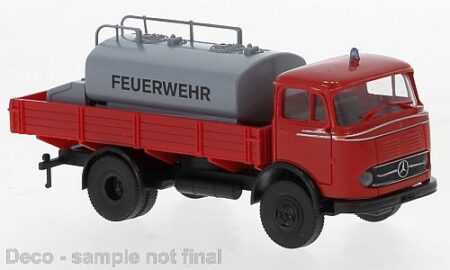 Brekina: MB LP 328 "Feuerwehr", mit Aufsatz-Tank-0