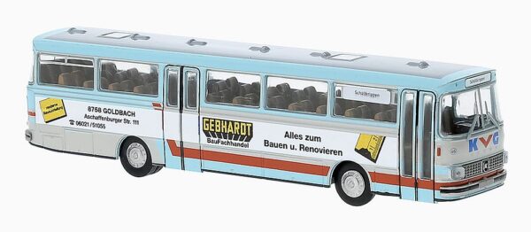 Brekina: Setra S 140 ES "KVG / Gebhardt BauFachhandel"-0