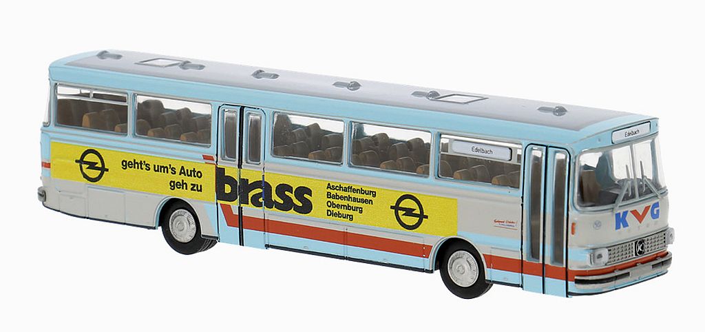 Brekina: Setra S 140 ES "KVG / Opel Brass"