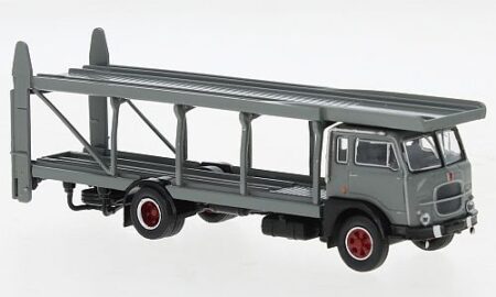 Brekina: Fiat 642 Autotransporter, grau/schwarz-0