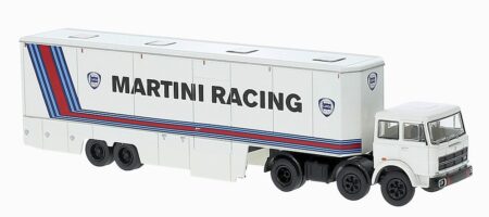 Brekina: Fiat 691 T Renntransporer "Martini Racing"-0