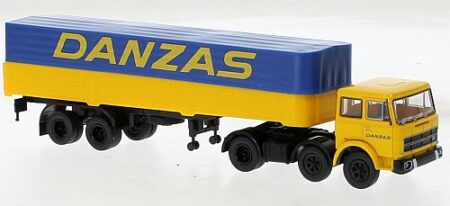 Brekina: Fiat 691 T PP-Sattelzug "Danzas"-0