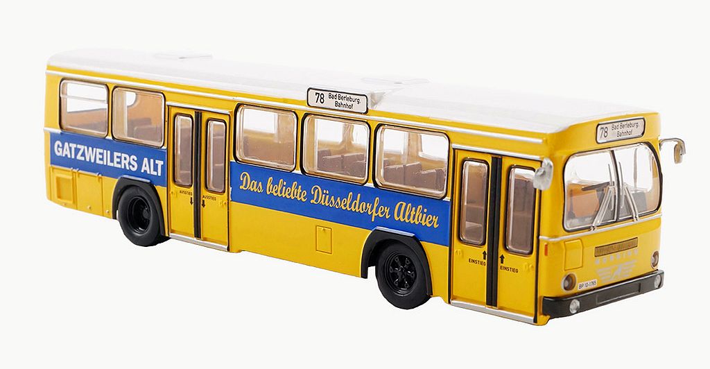 Brekina: Büssing BS 110 V (1970) "DBP / Gatzweiler's Alt"