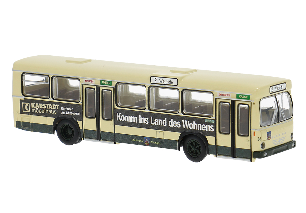 Brekina: Büssing BS 110 V (1970), Göttingen – "Karstadt"