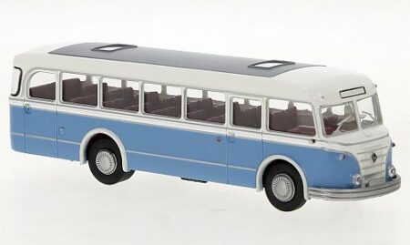 Brekina: IFA H 6 B Bus, weiß/hellblau-0