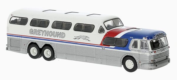 Brekina: GMC PD-4501 Scenicruiser "Greyhound", Zielschild: New York Express-0