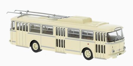 Brekina: Škoda Tr9 Oberleitungsbus, hellelfenbein-0