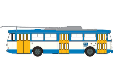 Brekina: Skoda 9 TR Trolleybus (1962), Ostrava