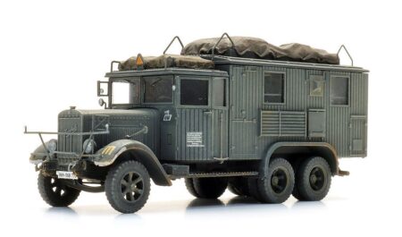 Artitec 1/87 (H0): Henschel 33 D1, Kfz. 72, Fernsprechwagen, grau