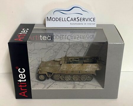 Artitec 1/87 (H0): Sd.Kfz. 251/9 Ausf. D, gelb, mit Wintertarnung
