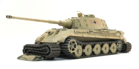 Artitec 1/87 (H0): Tiger II, gelb, Eisenbahntransport
