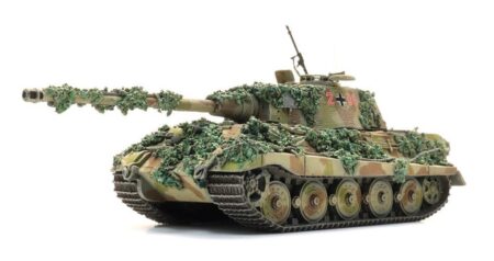 Artitec 1/87 (H0): Tiger II s.Pz.Abt. 506, Zimmerit, dreifarbige Tarnung, gefechtsklar