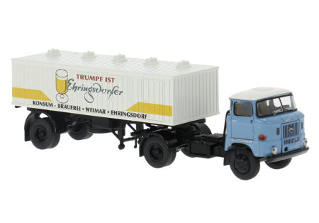 Brekina: IFA W50 Biertank-Sattelzug "Ehringsdorfer"