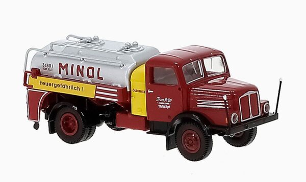 Brekina: IFA S 4000-1 Tankwagen "Franz Poller / Minol"-0