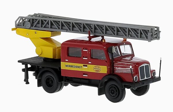 Brekina: IFA S 4000-1 DL mit Doka "Minol Werbedienst"-0