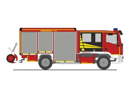 Rietze 1/87: MAN TGM 13t (2008) Schlingmann Varus HLF "Feuerwehr Vorführdesign"