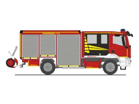 Rietze 1/87: MAN TGM 18t (2017) Schlingmann Varus HLF "Feuerwehr Vorführdesign"
