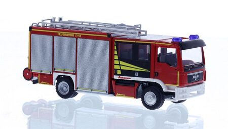 Rietze 1/87: MAN TGM 18t (2017) Schlingmann Varus HLF "Feuerwehr Vorführdesign"