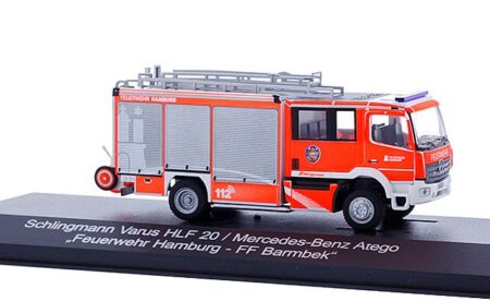 Rietze 1/87: MB Atego Schlingmann Varus HLF 20 "Feuerwehr Hamburg-Barmbek"