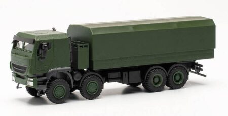 Herpa Military: Iveco Trakker 8x8 geschützt Pr-Lkw, undekoriert-0