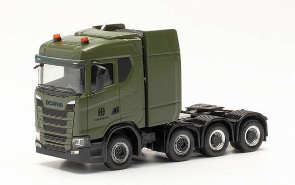 Herpa Military: Scania CS 20 ND Schwerlastzugmaschine „Bundeswehr“-0