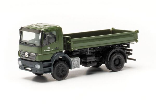 Herpa Military: MB Axor 3-Seitenkipper "Bundeswehr" -0