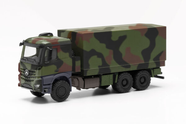 Herpa Military: MB Arocs 6x6 Pr/Pl "Bundeswehr", flecktarn-0