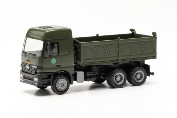 Herpa Military: MB Actros L 96 Baukipper "Bundeswehr / Auslandseinsatz"-0