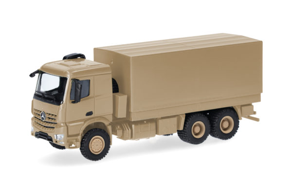 Herpa Military: Mercedes-Benz Arocs 6x6 Pr/Pl, sandbeige undekoriert