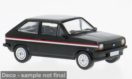 PCX87: Ford Fiesta MK I Avus (1975), schwarz mit Dekor