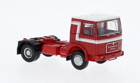 Brekina: Roman Diesel Zugm., rot mit weißem Dekor-0