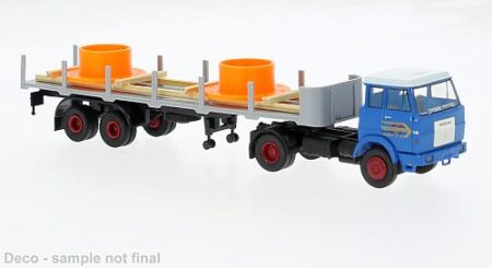 Brekina: Henschel F 161 S Rungen-Sz. mit Ladegut "G & G" (NL)-0