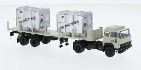 Brekina: Magirus 310 D 16 Rungen-Sz. mit Ladegut "DB"-0