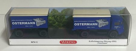 Wiking: Büssing 4500 Koffer-HZ "Ostermann"