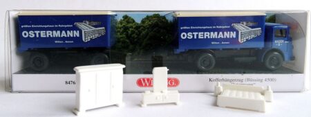 Wiking: Büssing 4500 Koffer-HZ "Ostermann"-0